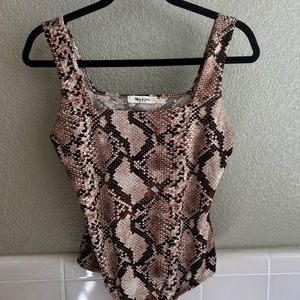 Snake Skin Body Suit